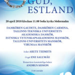 Hoia Jumal Eestit plakat