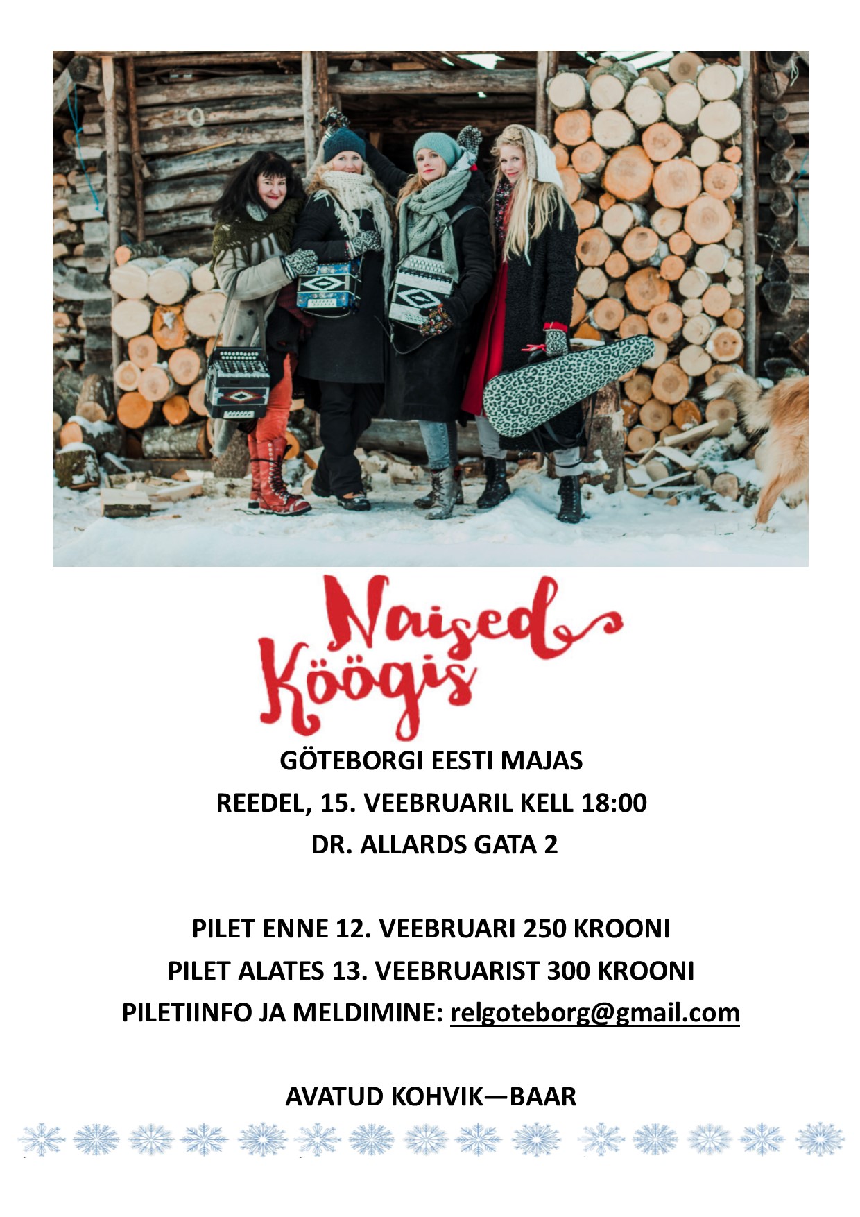 190215 Naised köögis plakat_Göteborg