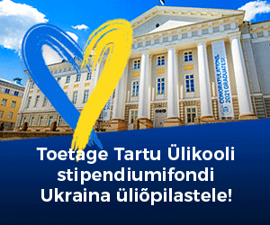 Toetage Tartu Ülikooli stipendiumifondi Ukraina üliõpilastele!