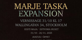 Marje Taska avab näituse “Expansion” Eesti Majas