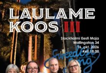 Lauluõhtu ansambliga SweedEst Song